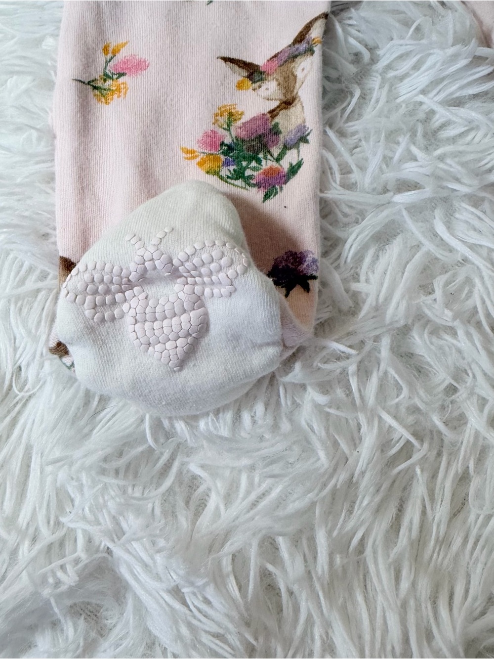 Baby Girl Zip Sleeper Bundle 0–3M Rabbit + Bear Burt’s Bees - Picture 13 of 16